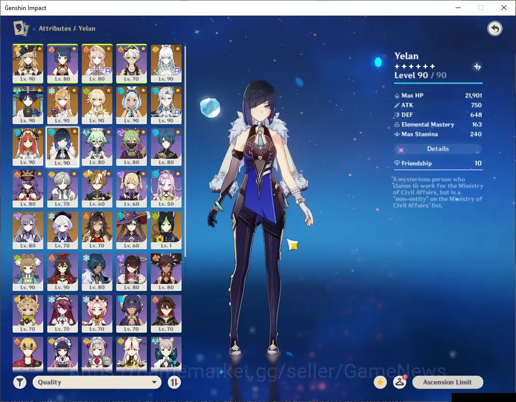 Genshin Impact Accounts ASIA|AR 58|9 Limited + 11(*5Weap)|[Zobai,Nilou]+Si image 11