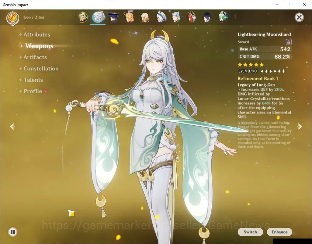 Genshin Impact Accounts ASIA|AR 58|9 Limited + 11(*5Weap)|[Zobai,Nilou]+Si image 14