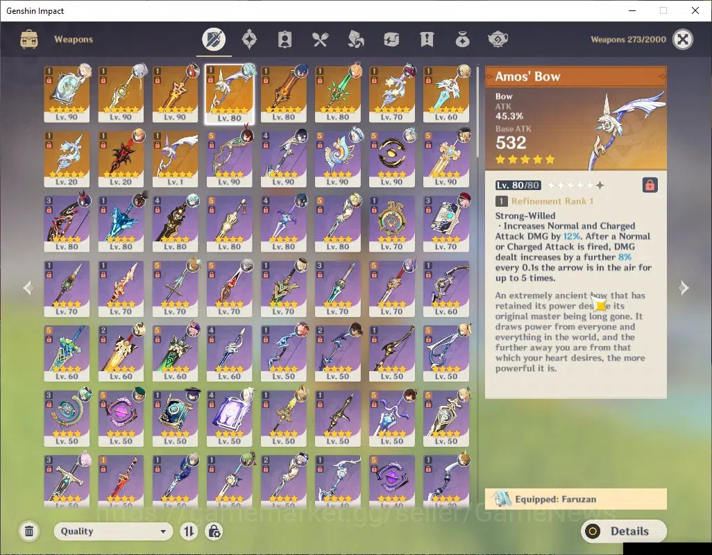 Genshin Impact Accounts ASIA|AR 58|9 Limited + 11(*5Weap)|[Zobai,Nilou]+Si image 19