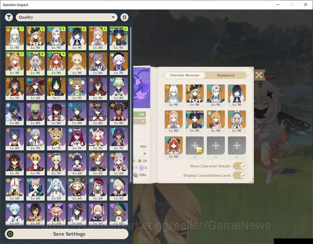 Genshin Impact Accounts ASIA|AR 58|9 Limited + 11(*5Weap)|[Zobai,Nilou]+Si image 2