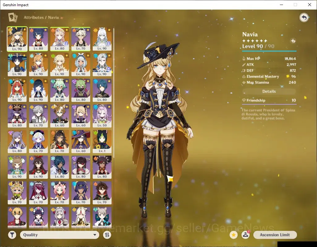Genshin Impact Accounts ASIA|AR 58|9 Limited + 11(*5Weap)|[Zobai,Nilou]+Si image 3