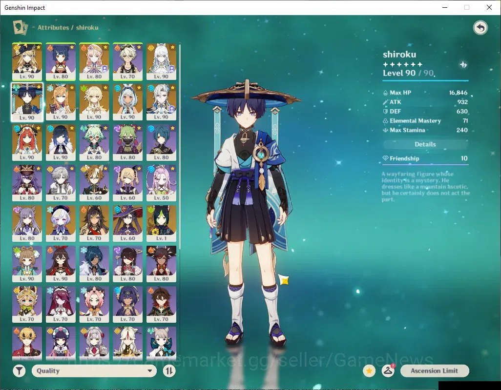 Genshin Impact Accounts ASIA|AR 58|9 Limited + 11(*5Weap)|[Zobai,Nilou]+Si image 6