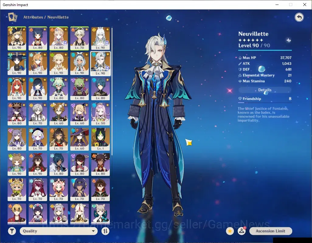 Genshin Impact Accounts ASIA|AR 58|9 Limited + 11(*5Weap)|[Zobai,Nilou]+Si image 9