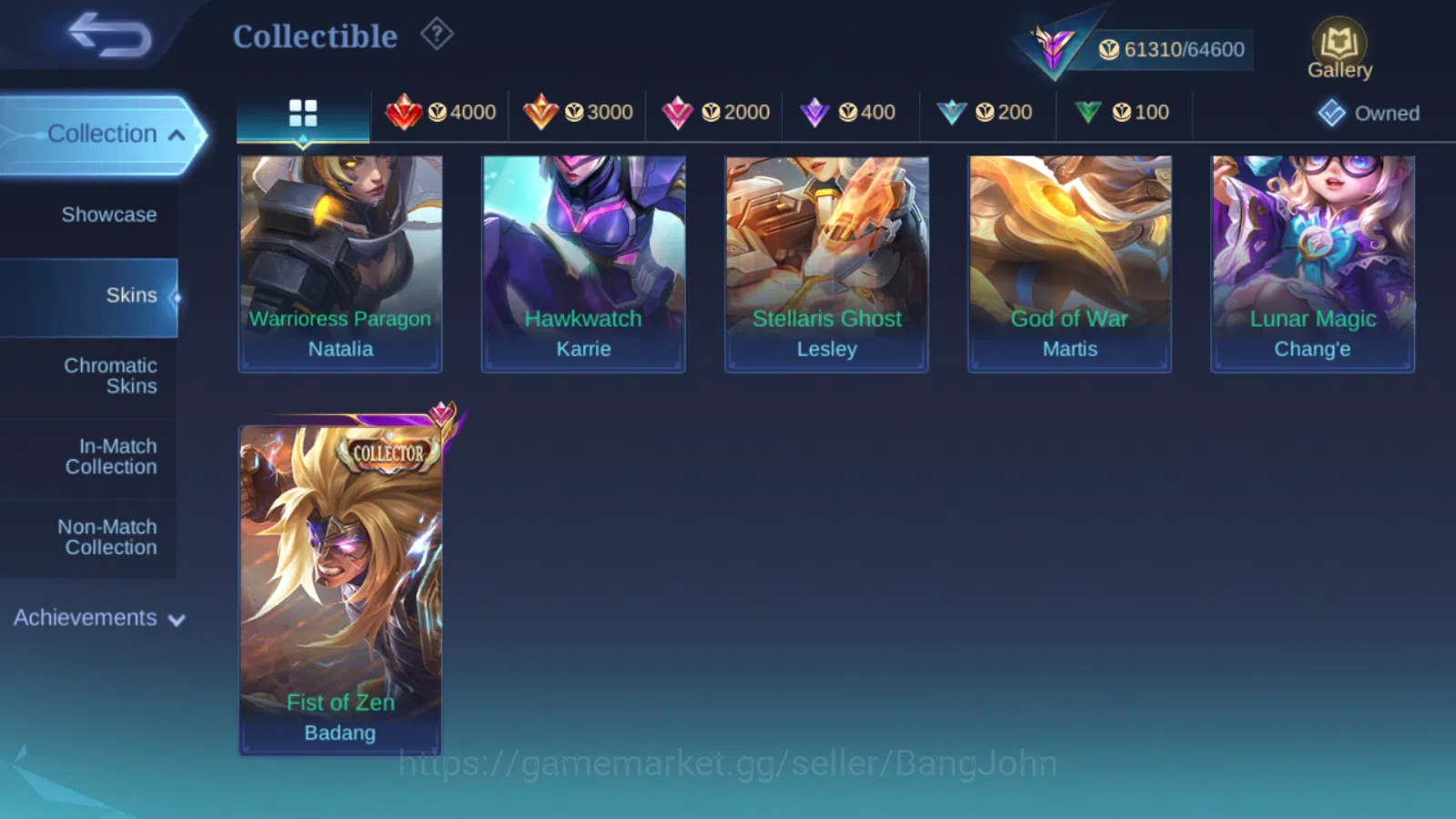 Mobile Legends: Bang Bang Accounts Others Hero 99 | Skin 228 | Glory | Aspirants Guinevere | Sanrio Floryn | Luckybox 8