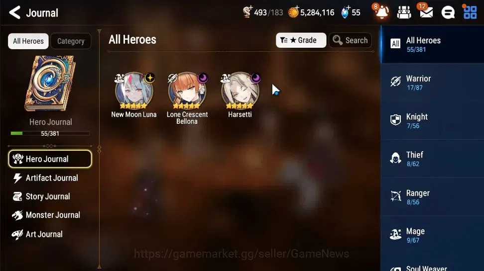 Epic Seven Accounts Global|UnVerif|3 ML(NM Luna,LC Bellona,Harsetti)+C image 5