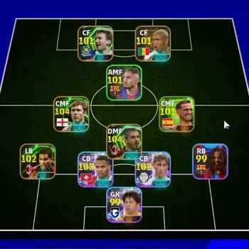 eFootball Accounts Legends & Iconic Players Android|6 Epic Gennaro Gattuso,Paul Scholes,El-Hadji Diouf,Andry S,Eden