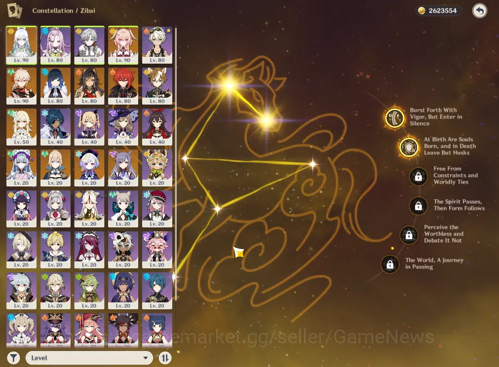 Genshin Impact Accounts ASIA | AR55 | Zibai C2, Linea, Kazuha, Yelan Core  image 17