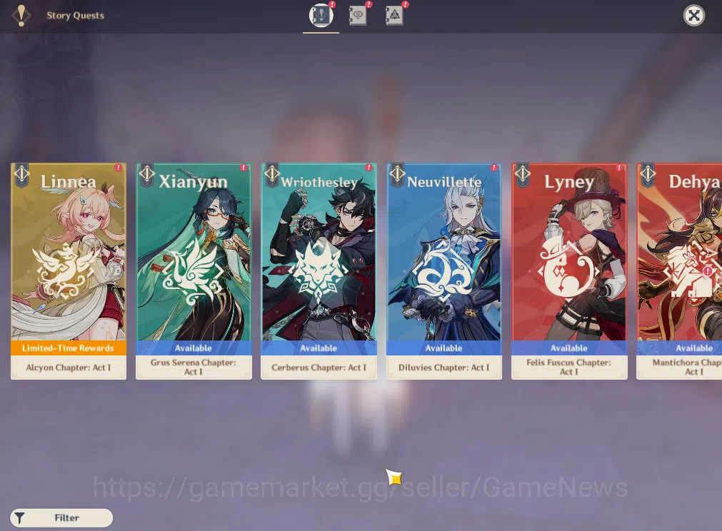 Genshin Impact Accounts ASIA | AR55 | Zibai C2, Linea, Kazuha, Yelan Core  image 7