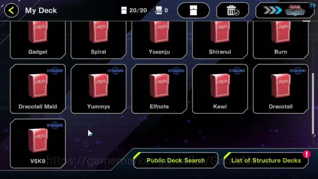 Yu-Gi-Oh! Master Duel Accounts Android|Lv 18 | 20 Deck | Kewl, VSK9, Elfnote, Yum image 3
