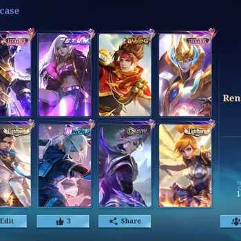 Mobile Legends: Bang Bang Accounts Others Global|138Hero|290Skin|Renowned|LuckyBox Kaja Estes|S.T.U.N Selena|MWorld