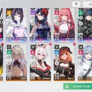 Chaos Zero Nightmare Accounts Global|Lv21|5 SSR 1 Limited [Rossweisse,Hilde,Fei,Mei Lin,Luke]|9 SR