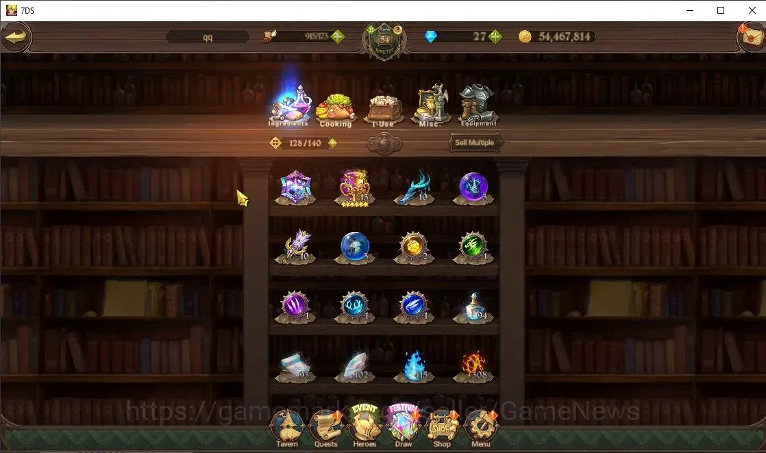 The Seven Deadly Sins: Grand Cross Accounts Endgame Global|2,7M CC|1 LR+UR Selection|3 LR+9 UR+Collab 16