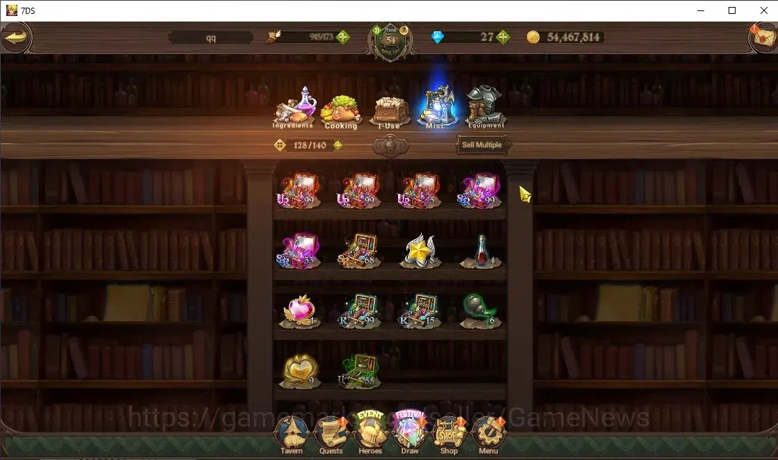 The Seven Deadly Sins: Grand Cross Accounts Endgame Global|2,7M CC|1 LR+UR Selection|3 LR+9 UR+Collab 19