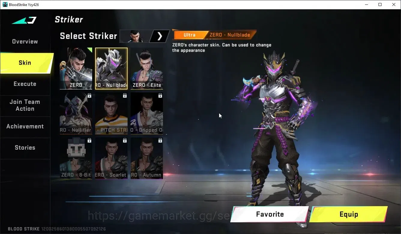 Blood Strike Accounts Collab Skin ASIA|ETERNAL DEagle+MELEE TalonKnife,LightBlde|Collab ENZO KRAKEN,TR MCX,FN2K,Jack,+2 10
