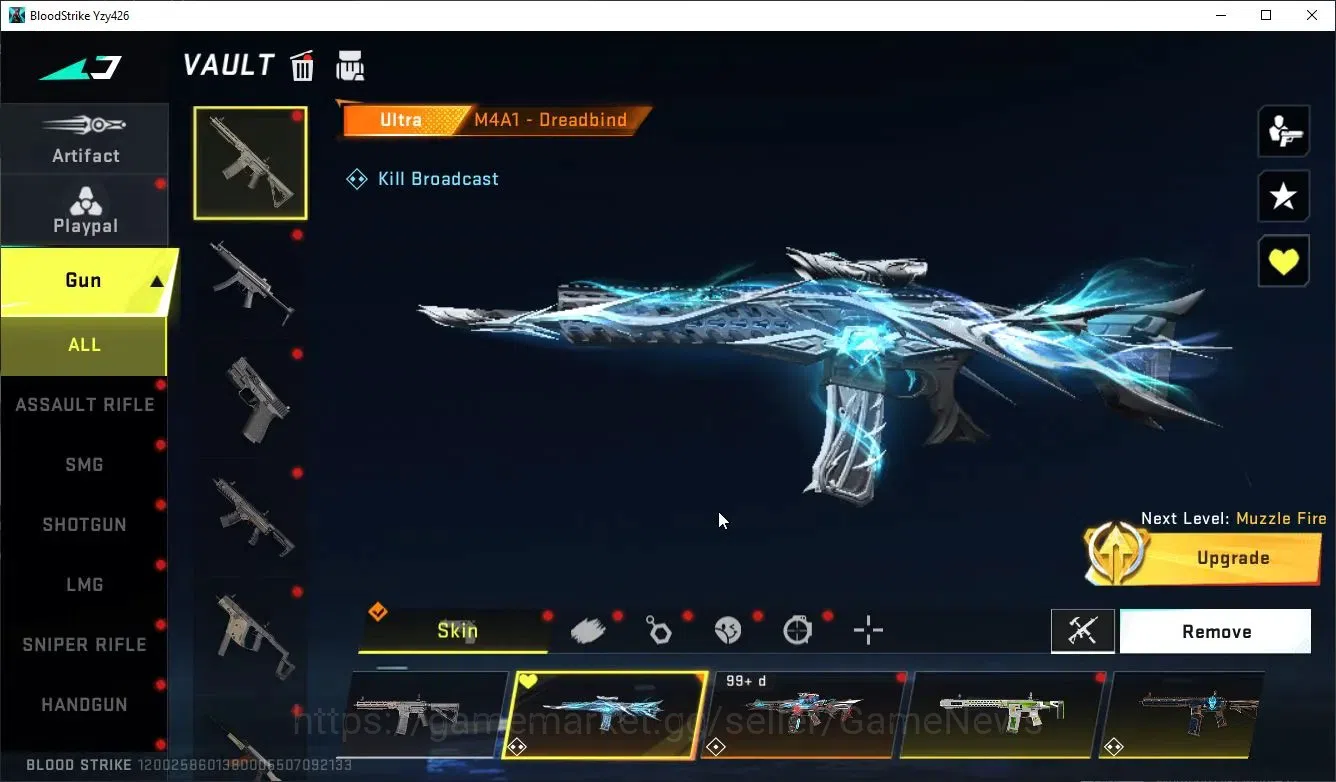 Blood Strike Accounts Collab Skin ASIA|ETERNAL DEagle+MELEE TalonKnife,LightBlde|Collab ENZO KRAKEN,TR MCX,FN2K,Jack,+2 18