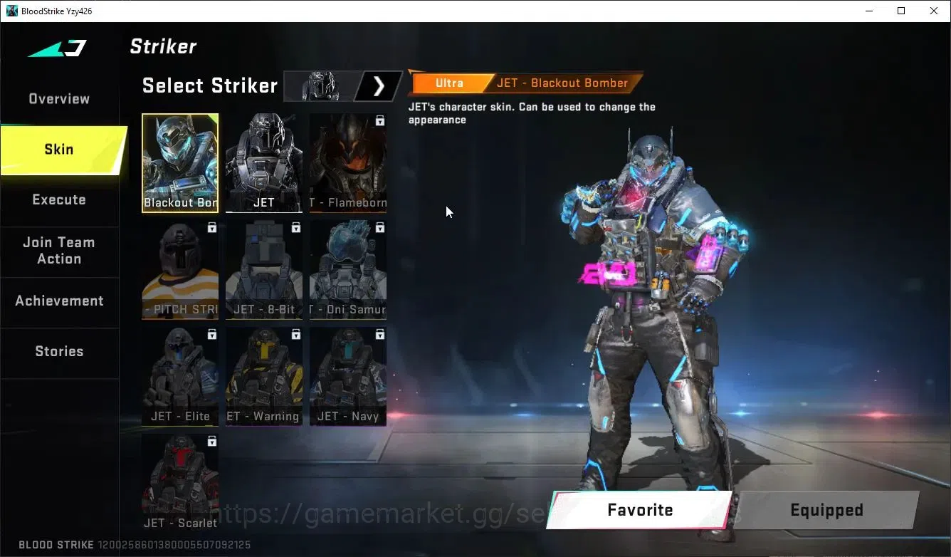 Blood Strike Accounts Collab Skin ASIA|ETERNAL DEagle+MELEE TalonKnife,LightBlde|Collab ENZO KRAKEN,TR MCX,FN2K,Jack,+2 7