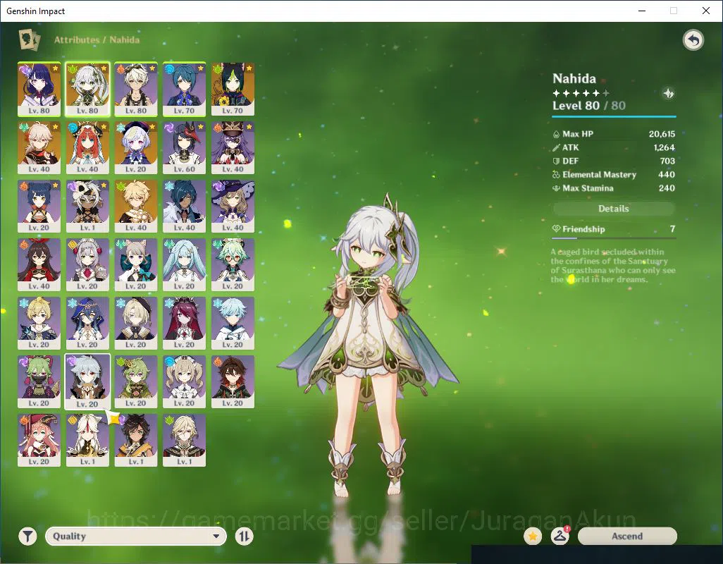 Genshin Impact Accounts Mid Game ASIA |AR 53 | 4 Limited + 2(*5Weapon) |Raiden+C2+Sign,Nahida,Kazuha,Nilou,Etc| TakeMail 3
