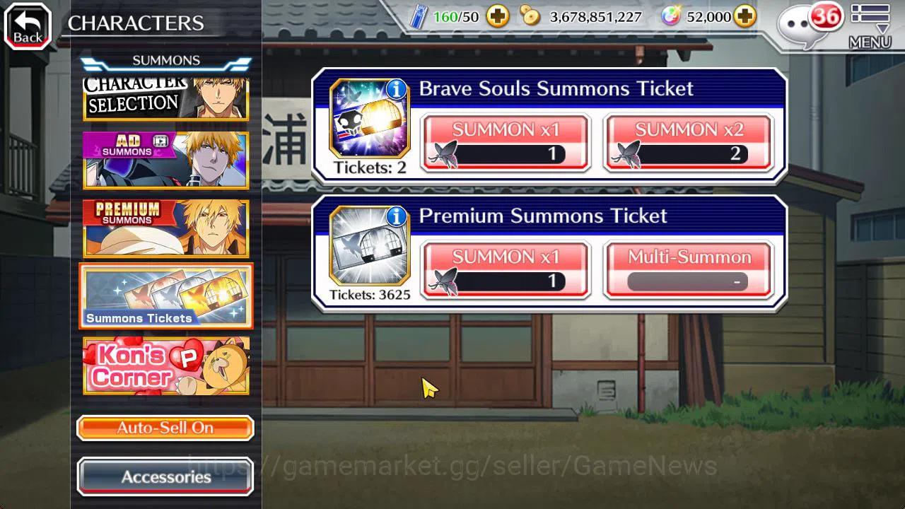 Bleach: Brave Souls Accounts Mid-Tier [GLOBAL]52K Orbs|Soul Reaper(Shunsui,Jushiro),10th Anniv Rukia,TYBW25 Renji,Byakuya 12