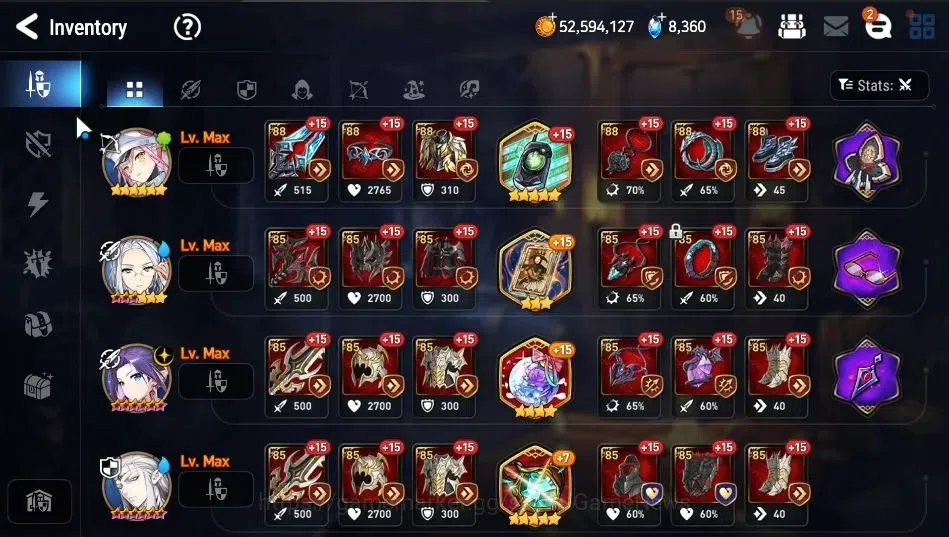 Epic Seven Accounts GLOBAL|UnVerif|6 ML|(BArunka,LR Krau,RoLightAShado image 19