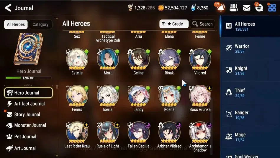 Epic Seven Accounts GLOBAL|UnVerif|6 ML|(BArunka,LR Krau,RoLightAShado image 6