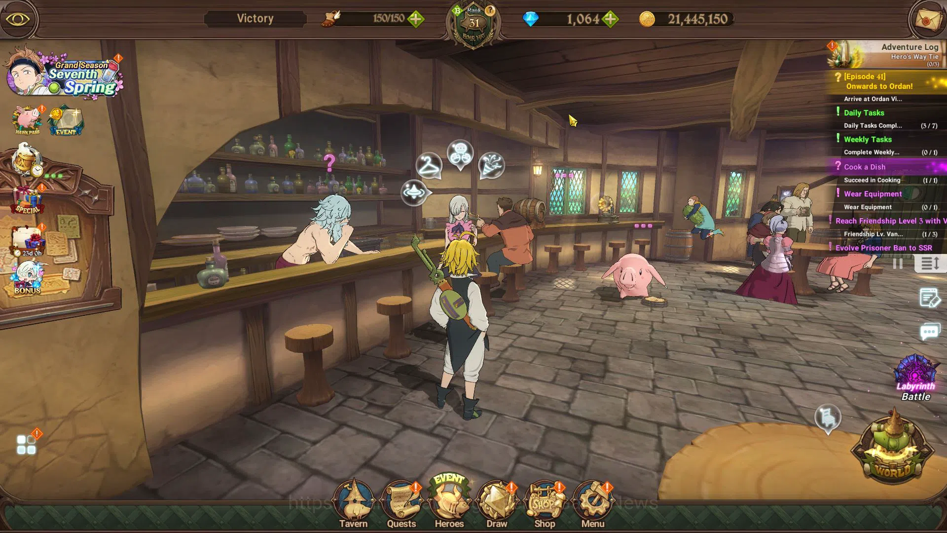 The Seven Deadly Sins: Grand Cross Accounts Asia|731K CC|Starter Ch4|1064 DM|3 UR| Gowther, Ar image 1