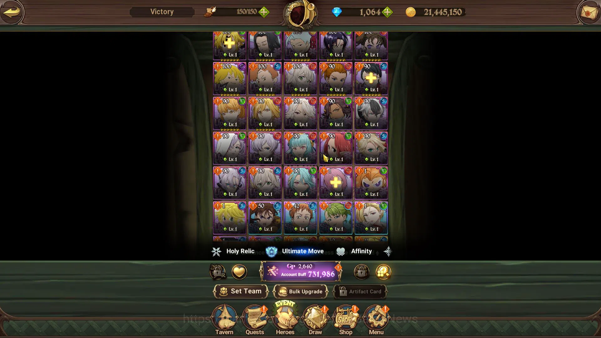 The Seven Deadly Sins: Grand Cross Accounts Asia|731K CC|Starter Ch4|1064 DM|3 UR| Gowther, Ar image 4