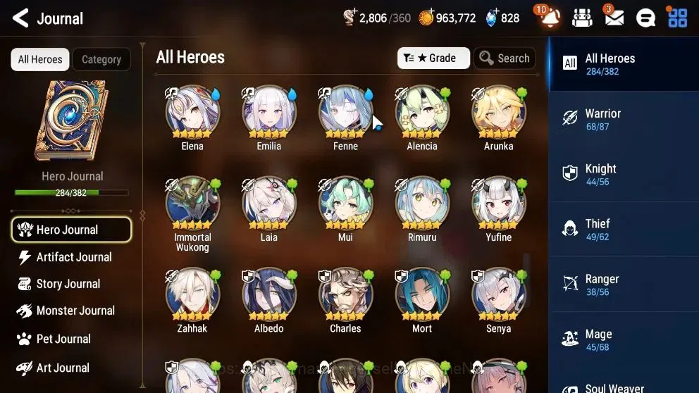 Epic Seven Accounts Limited Hero Global Verif|30 ML(BArunka,Harsetti,Zio,Belian,LC Bellona,Etc)+Rinak,etc+Many Collab 11