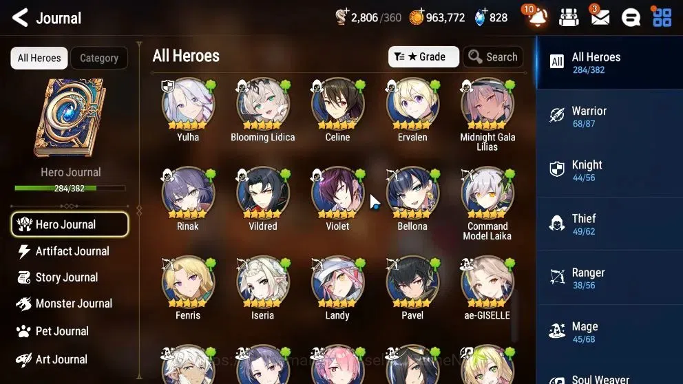 Epic Seven Accounts Limited Hero Global Verif|30 ML(BArunka,Harsetti,Zio,Belian,LC Bellona,Etc)+Rinak,etc+Many Collab 12