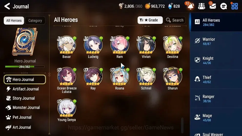 Epic Seven Accounts Limited Hero Global Verif|30 ML(BArunka,Harsetti,Zio,Belian,LC Bellona,Etc)+Rinak,etc+Many Collab 13