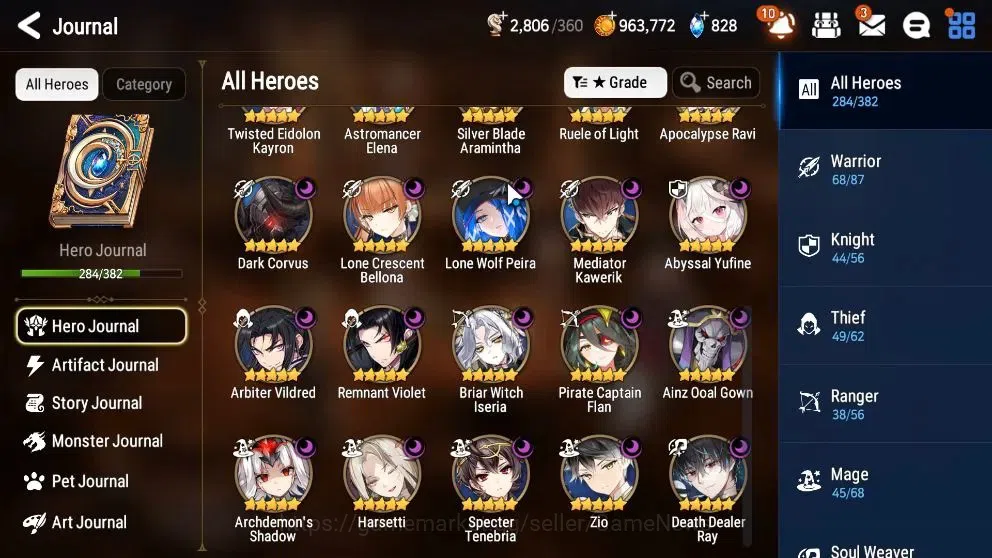 Epic Seven Accounts Limited Hero Global Verif|30 ML(BArunka,Harsetti,Zio,Belian,LC Bellona,Etc)+Rinak,etc+Many Collab 6