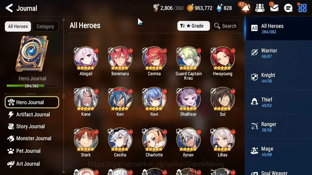 Epic Seven Accounts Limited Hero Global Verif|30 ML(BArunka,Harsetti,Zio,Belian,LC Bellona,Etc)+Rinak,etc+Many Collab 7