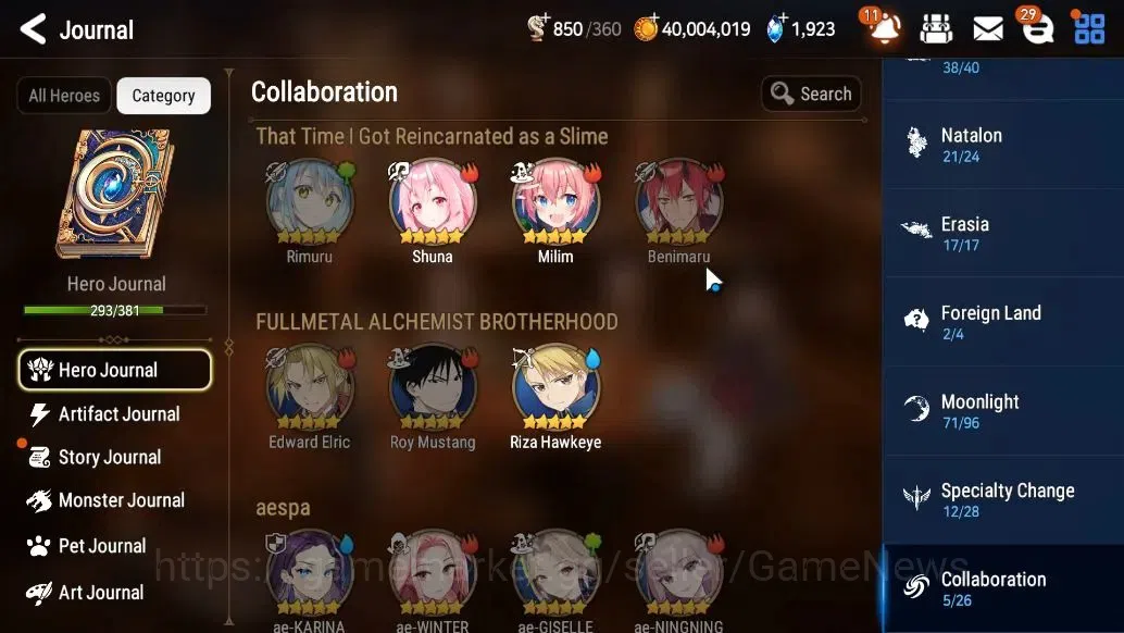 Epic Seven Accounts ASIA VERIF|38ML(NOTOS,School Nurse Yulha,LOTScales image 7