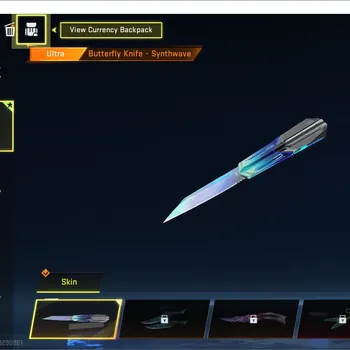 Blood Strike Accounts Rare Skin ASIA|ULTRA MELEE: Butterfly Knife-Synthwave|AOT: M4A1-Battle of Faith|ULTRA: Galil-Knight|2