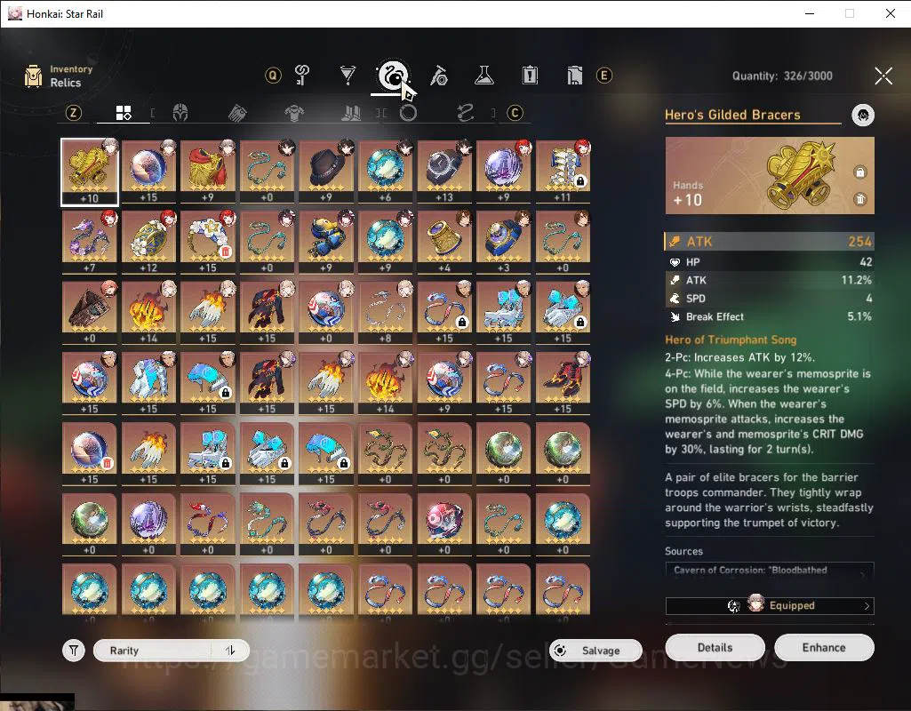 Honkai Star Rail Accounts Asia|TL 50|2,7K Stellar Jade|4 Limited| [Archer,Tr image 7