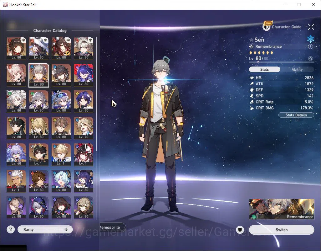 Honkai Star Rail Accounts Asia|TL 70|Free ZZZ 2 Prem Team|FF Prem Team|15 Li image 3