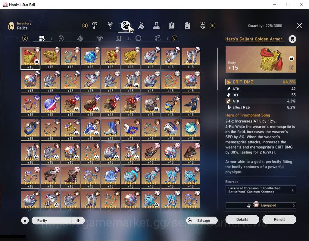 Honkai Star Rail Accounts Asia|TL 70|Free ZZZ 2 Prem Team|FF Prem Team|15 Li image 9