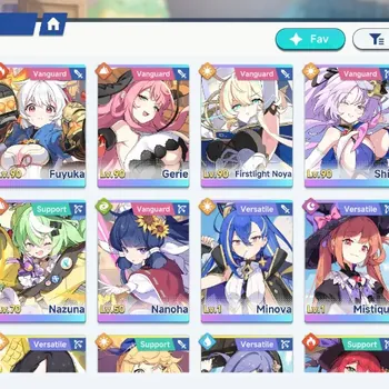 Stella Sora Accounts Global Lv 43|11 SSR, 4 Limited|(Firstlight Noya T4+Sign,Chitose T4+Sign,Fuyuka