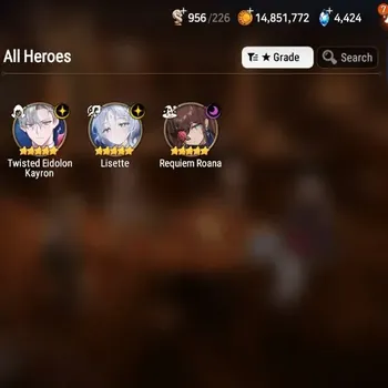 Epic Seven Accounts Starter Global Unverif|Fresh Starter|3 ML(Kayron,Lisette,Roana)|PoH+Bless ON|MoR 21|Abyss F52|SS
