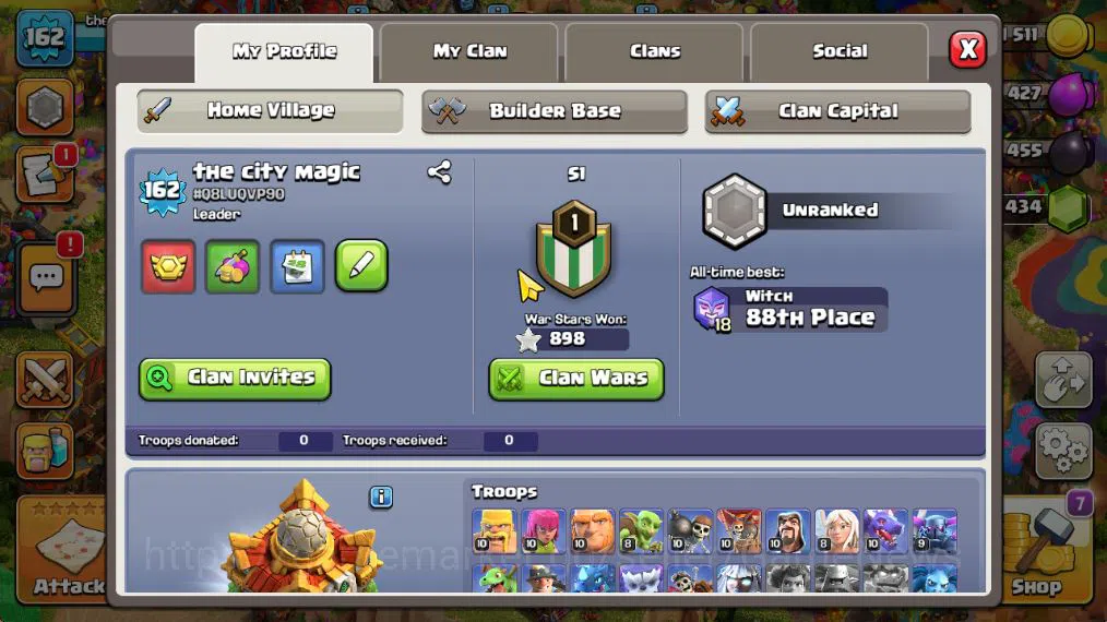 Clash of Clans Accounts Mid-Tier TH 16 - BH 7|LV 162|HH 8|BK 41,AQ 53,GW 20,MP 40,RC 11|CN ON|Protect OFF|TAKE MAIL(COC2016) 3