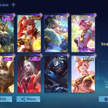 Mobile Legends: Bang Bang Accounts Others Global|Skin 65|Seasoned|Blazing Layla,S.A.B.E.R Johnson,Epic
