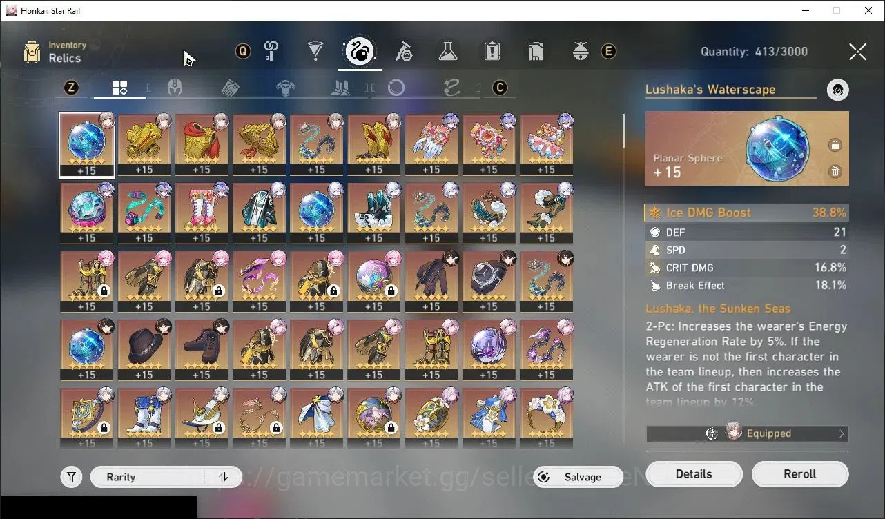 Honkai Star Rail Accounts Others Asia|TL 70|17 Limited|(Phainon,Castorice)+Sign Huohuo,Cyrene,Evernight,Acheron,SW LV999,R 9