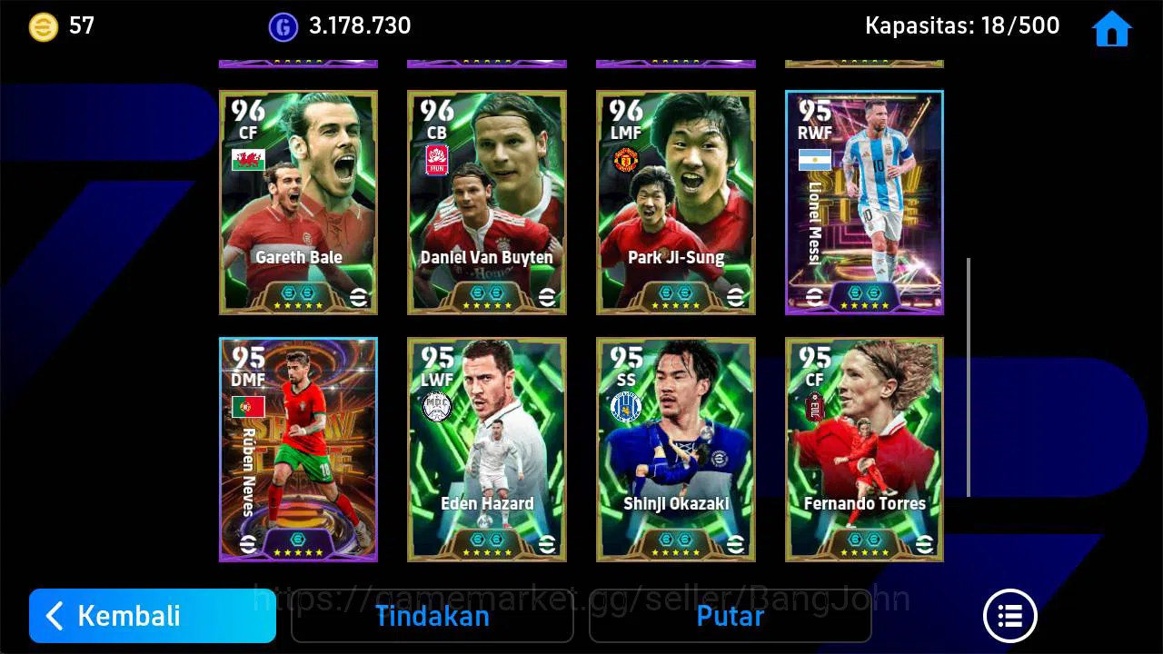 eFootball Accounts Others Power 3169, N Barella, Vitinha Show, Maicon epic, Rijkaard epic, Marcus rashford Show, Van buyten 5