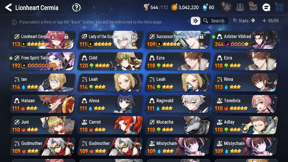 Epic Seven Accounts GLOBAL Unverif |New Era| 3 ML (LOT Scales,LH Cermi image 2