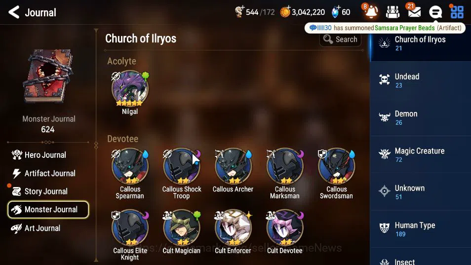Epic Seven Accounts GLOBAL Unverif |New Era| 3 ML (LOT Scales,LH Cermi image 20