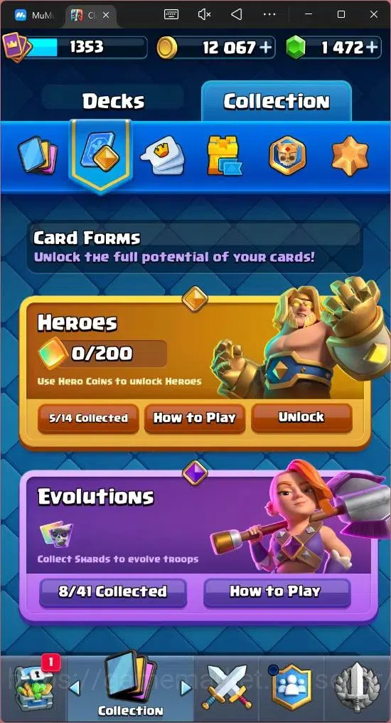 Clash Royale Accounts Mobile | KTL 14 |Trophy 9682|1 L15 Card (Royal Hog image 10