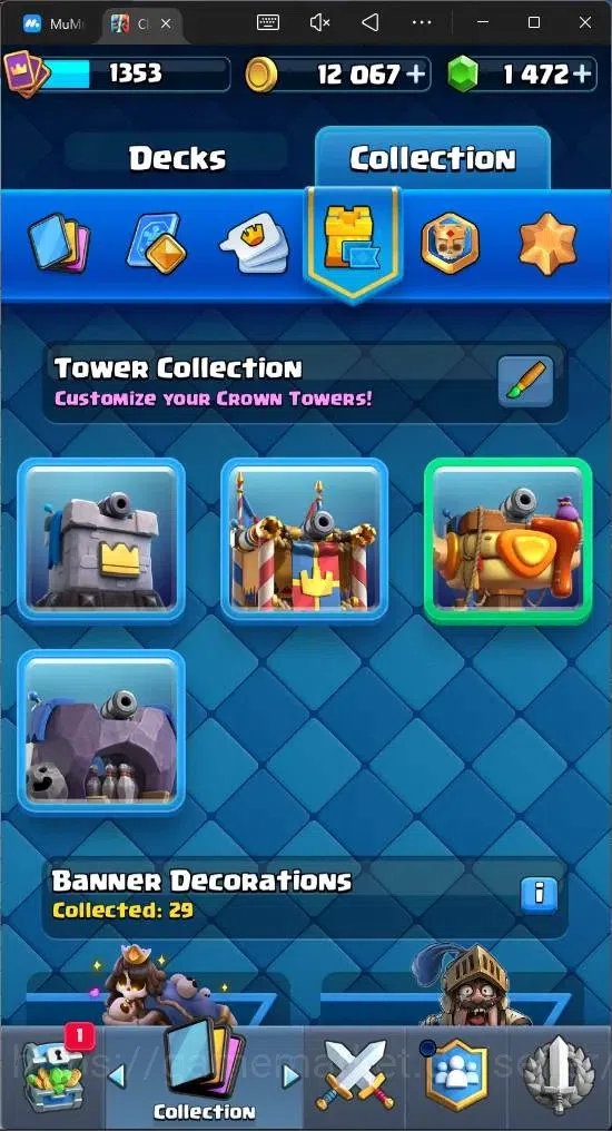 Clash Royale Accounts Mobile | KTL 14 |Trophy 9682|1 L15 Card (Royal Hog image 12