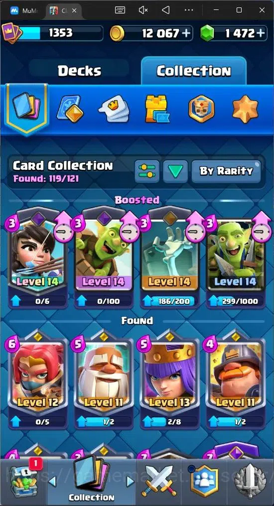 Clash Royale Accounts Mobile | KTL 14 |Trophy 9682|1 L15 Card (Royal Hog image 4