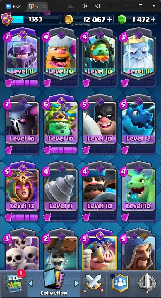 Clash Royale Accounts Mobile | KTL 14 |Trophy 9682|1 L15 Card (Royal Hog image 5
