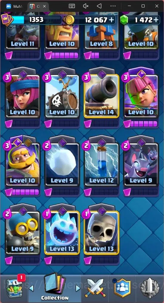 Clash Royale Accounts Mobile | KTL 14 |Trophy 9682|1 L15 Card (Royal Hog image 7