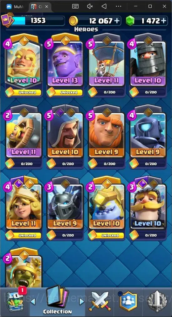 Clash Royale Accounts Mobile | KTL 14 |Trophy 9682|1 L15 Card (Royal Hog image 8
